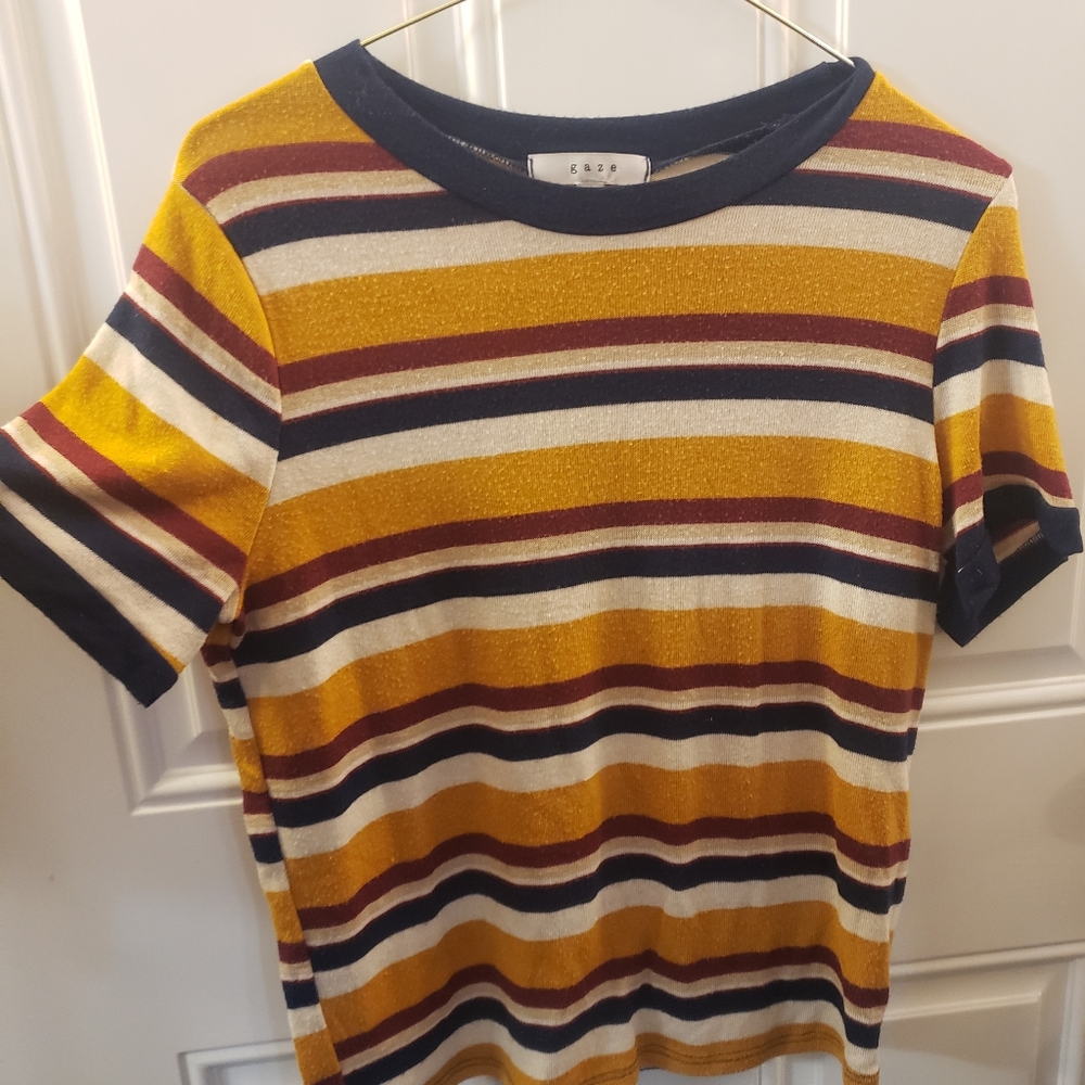 Gaze striped t shirt some pilling but not bad